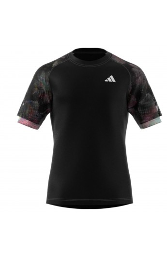 T-Shirt Noir MEL RAGLAN TEE ADIDAS