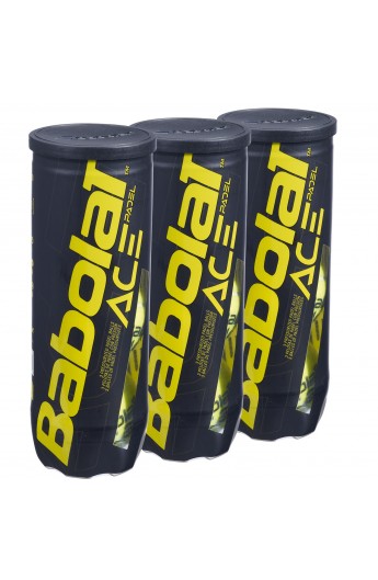 Balles Babolat Padel Ace Pack de 3 Tubes