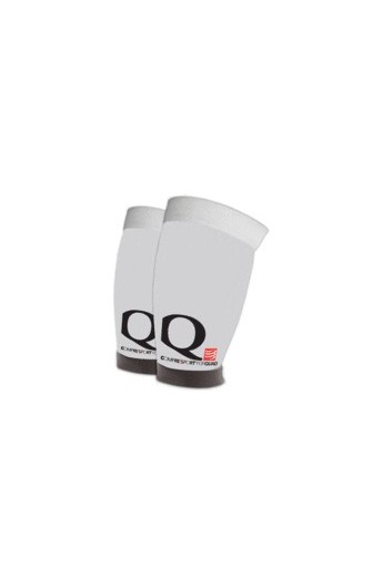 Compressport FORQUAD White, Reduces Muscle Fatigue, Recovery, Intense Effort